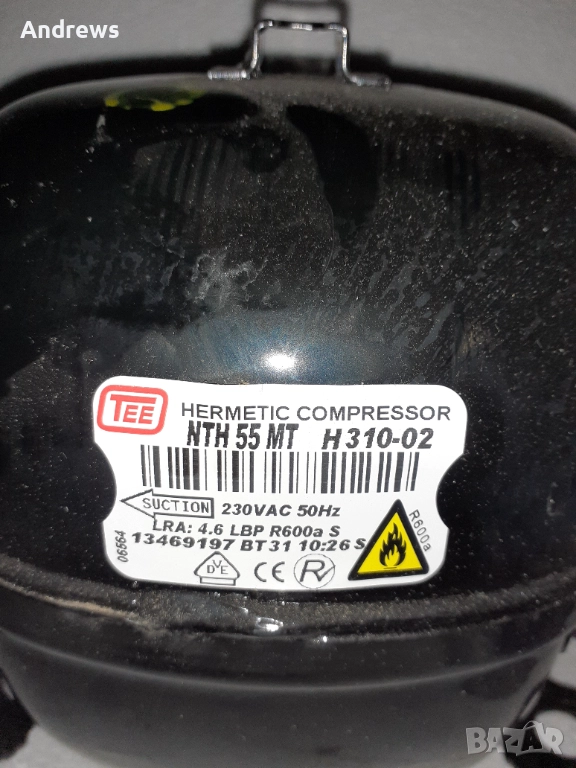 Оригинални TURK ELEKRIK MTZ55NTH Компресори за хладилник 5382105011, снимка 1