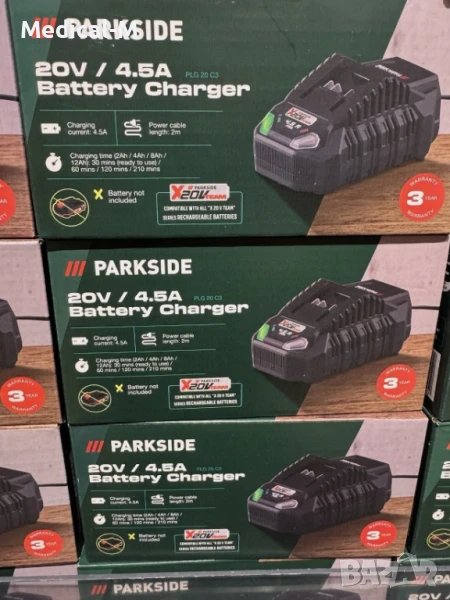 Парксайд зарядно за батерия 4,5ah PARKSIDE 2г. гаранция, снимка 1