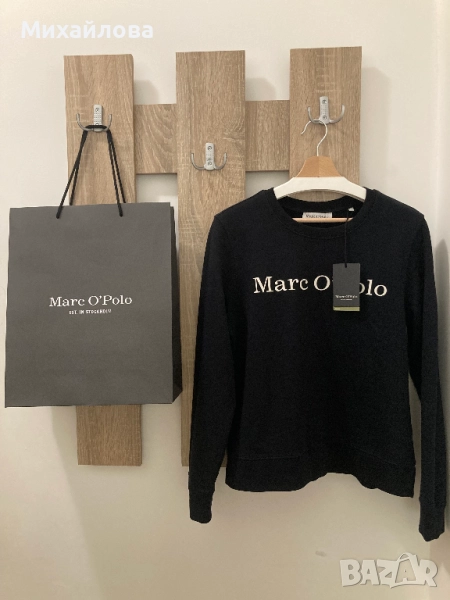 Суичър в тъмно синьо без качулка на Marc O'Polo, нов с етикет, снимка 1