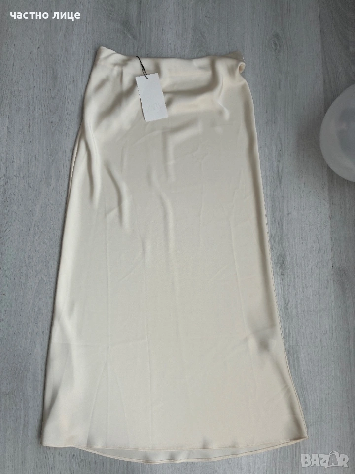 Сатенена пола ЗАРА, снимка 1