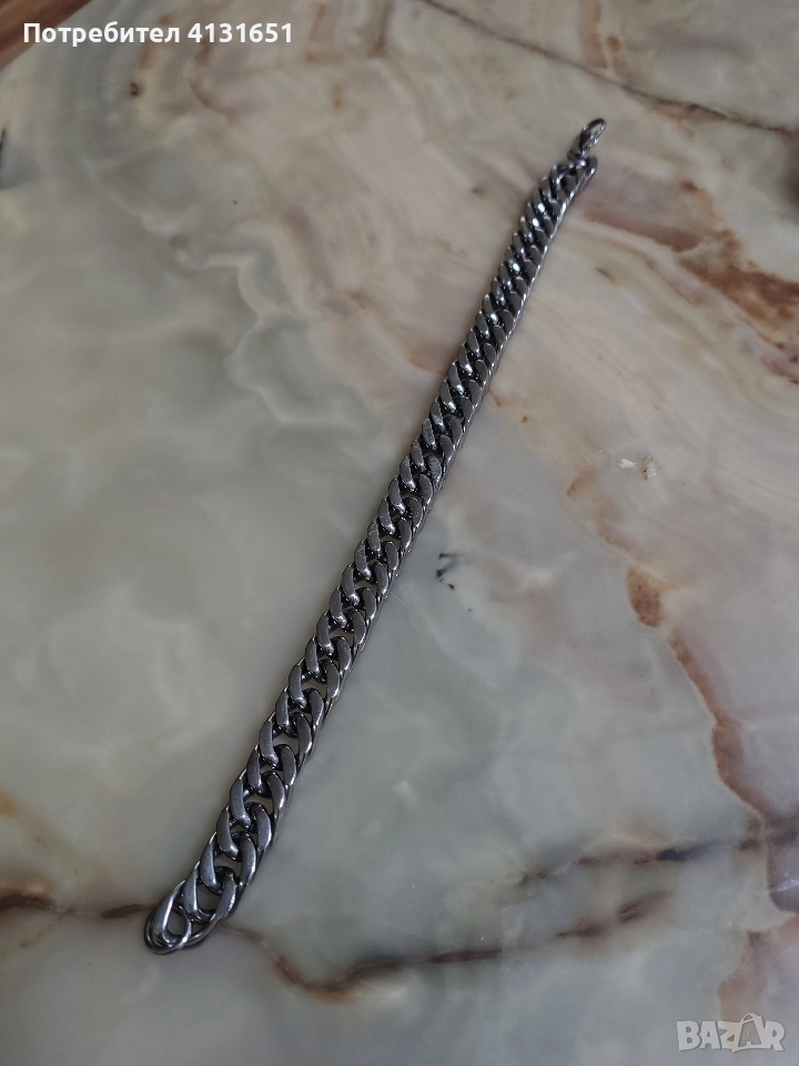 мъжка гривна от стомана , снимка 1