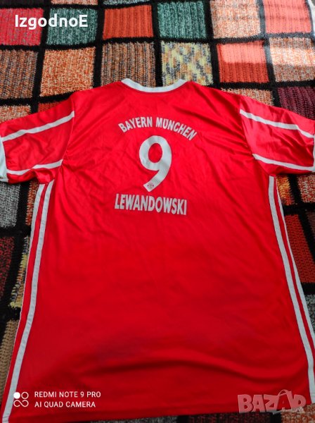 XL Lewandowski Bayern Munich Germany Байерн Мюнхен Adidas Оригинална тениска, снимка 1