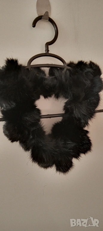 Кожен шал,яка, естествена кожа , снимка 1