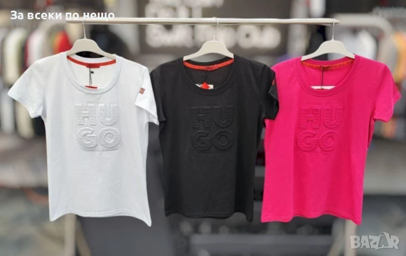 Hugo Boss Дамска Тениска👚Дамска Блуза С Къс Ръкав Хуго Бос - Различни Цветове Код BS-31, снимка 1