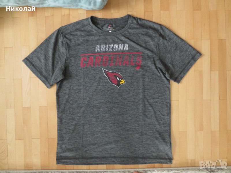 majestic arizona cardinals t shirt, снимка 1