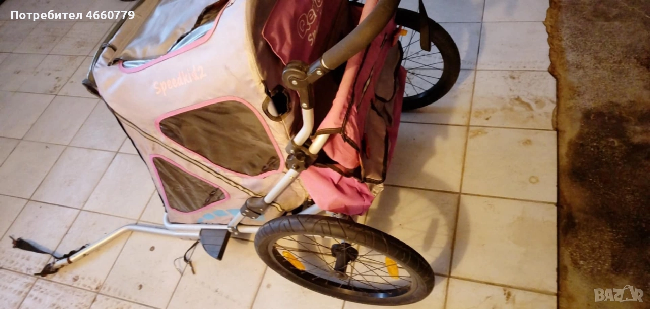 количка ремарке за колело , снимка 1