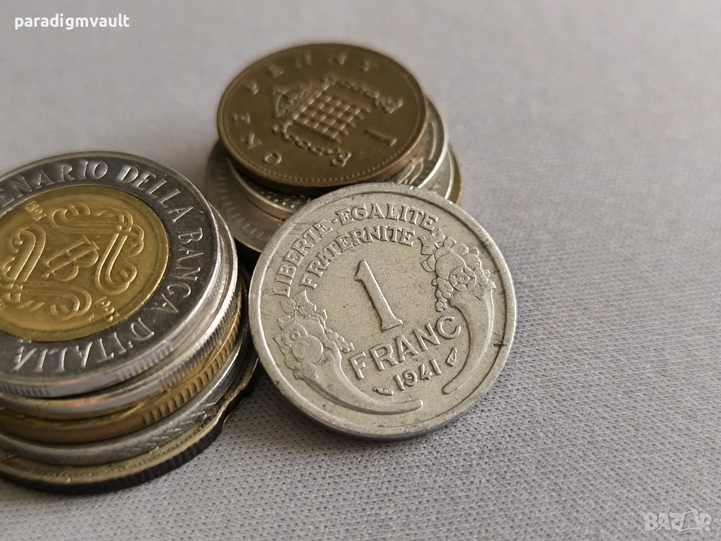 Монета - Франция - 1 франк | 1941г., снимка 1