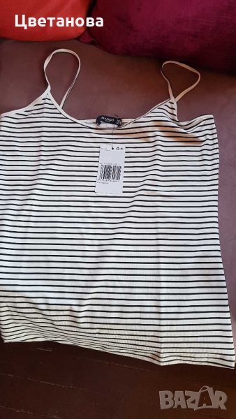 Дамски потник на райета Манго, снимка 1