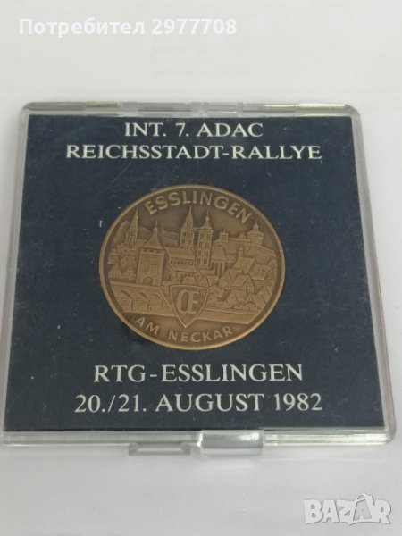 Немски плакет 1982 г, снимка 1