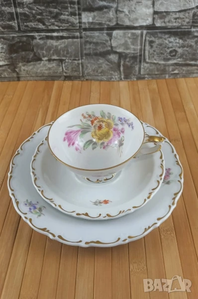 Ръчно рисувана порцеланова чаша за кафе, снимка 1