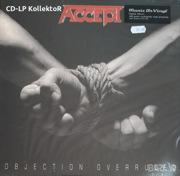 Нов Vinyl (Accept - Objection Overruled), снимка 1
