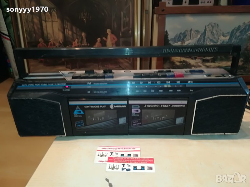 ⭐️SAMSUNG W-29 РАДИО И КАСЕТА 0210221402L, снимка 1