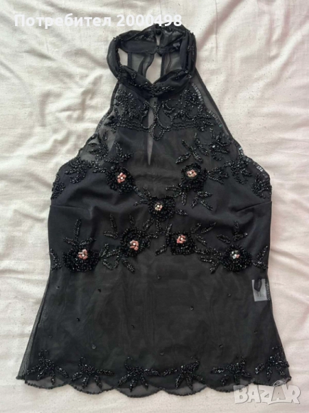 Черен потник / топ, снимка 1