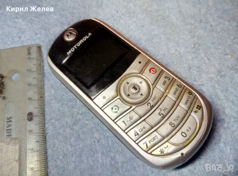 MOTOROLA C140 Стар КОЛЕКЦИОНЕРСКИ МОБИЛЕН ТЕЛЕФОН GSM АПАРАТ МОТОРОЛА 47672, снимка 1