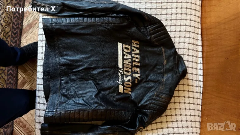 Кожено яке от естествена кожа Harley-Davidson Screaming Eagle, снимка 1