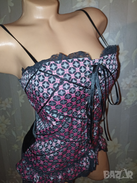 Lovie M- Стилен ефектен корсет с вградени чашки 75 В, снимка 1