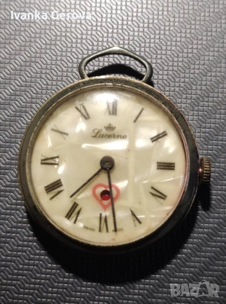 Джобен часовник,швейцарски,счупен баланс, снимка 1