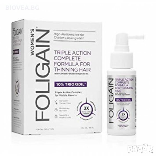Възстановяваща терапия за жени при слаба коса FOLIGAIN® 10% Trioxidil, снимка 1