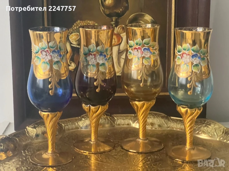 4 чаши за вино , снимка 1