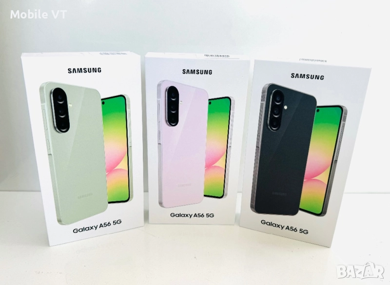 НОВ! Samsung Galaxy A56 5G 128GB Graphite / Pink / Olive 2г.ГАРАНЦИЯ!, снимка 1