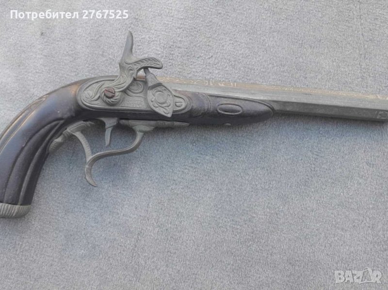 Стара Реплика Капсулен пистолет декор Forsyth Patent, снимка 1