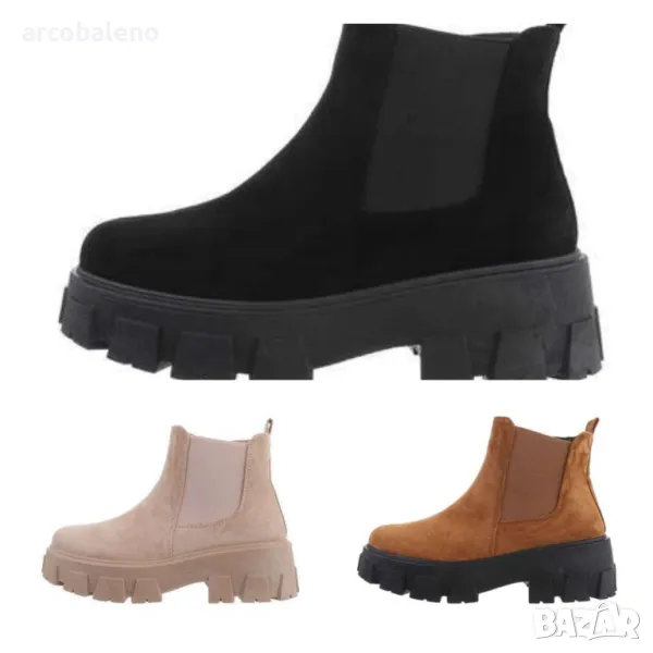 Дамски боти Челси, 3цвята , снимка 1
