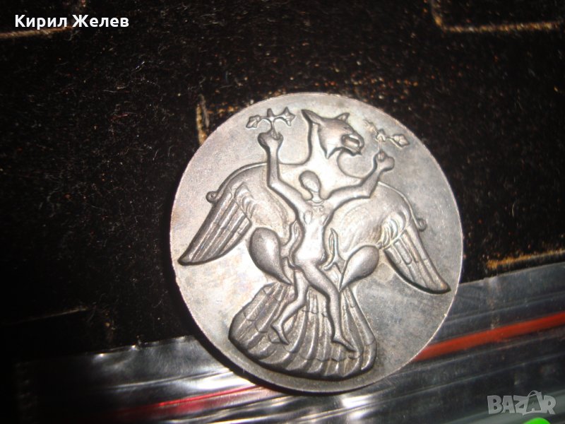 НАЦИОНАЛЕН МУЗЕЙ СТАРОБЪЛГАРСКО ИЗКУТВО от 9ти ВЕК ПОСРЕБРЕН ПЛАКЕТ 8029, снимка 1