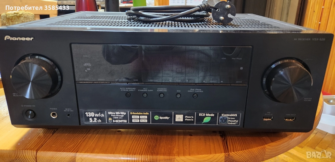 Ресийвър Pioneer VSX-529, снимка 1