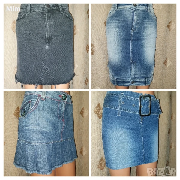 S/M Къси дънкови поли различни модели , снимка 1