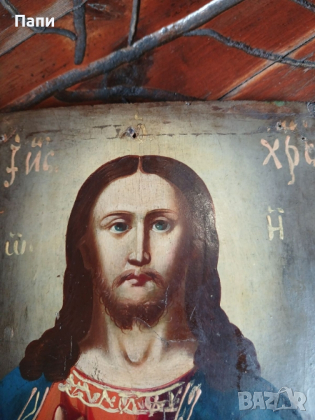 Руска православна икона 19-ти век., снимка 1