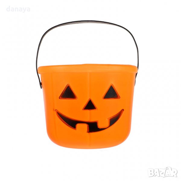 1743 Halloween кофичка за бонбони и лакомства Тиквен фенер, снимка 1
