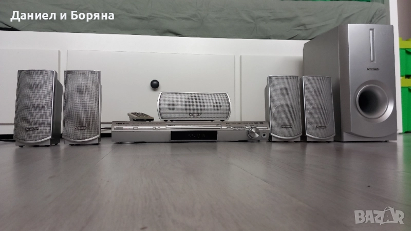 Panasonic SA-HT335 домашно кино, стерео, 5.1, DVD, RDS, снимка 1