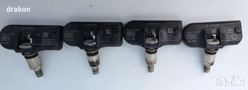 TPS СЕНЗОРИ ЗА НАЛЯГАНЕ НА ГУМИТЕ- ПЕЖО, СИТРОЕН, снимка 1