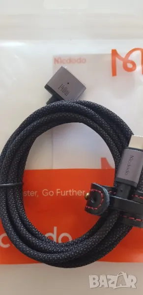 Mcdodo 140W USB-C към Magnetic 3 кабел за MacBook Air/Pro Mag-Safe 3, снимка 1