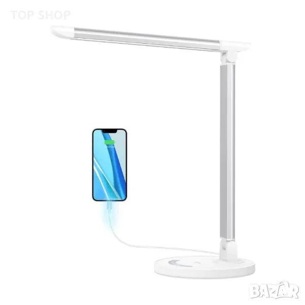 Настолна ЛЕД лампа с различни режими TaoTronics и грижа за очите, снимка 1