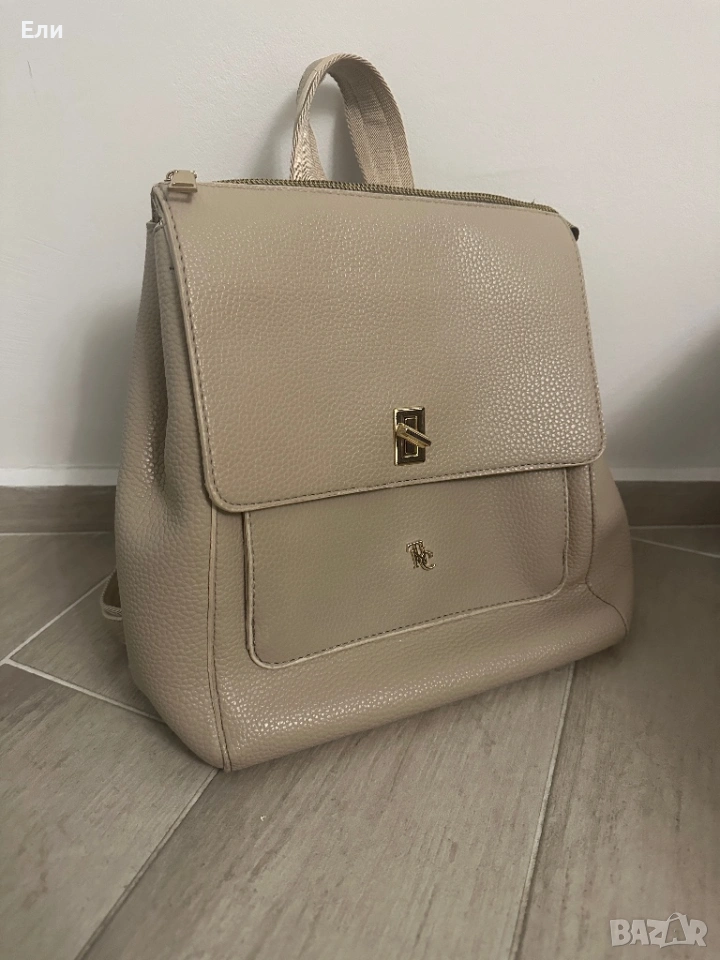 Кожена раница, снимка 1