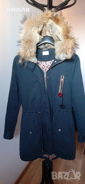 Тъмно синьо  дамско яке, снимка 1