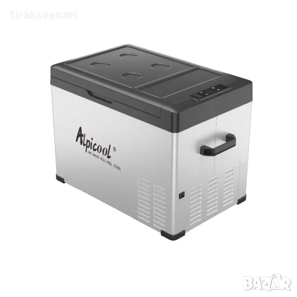 БЕЗПЛАТНА ДОСТАВКА 40L Преносим компресорен хладилник фризер 12V 24V 220V, снимка 1