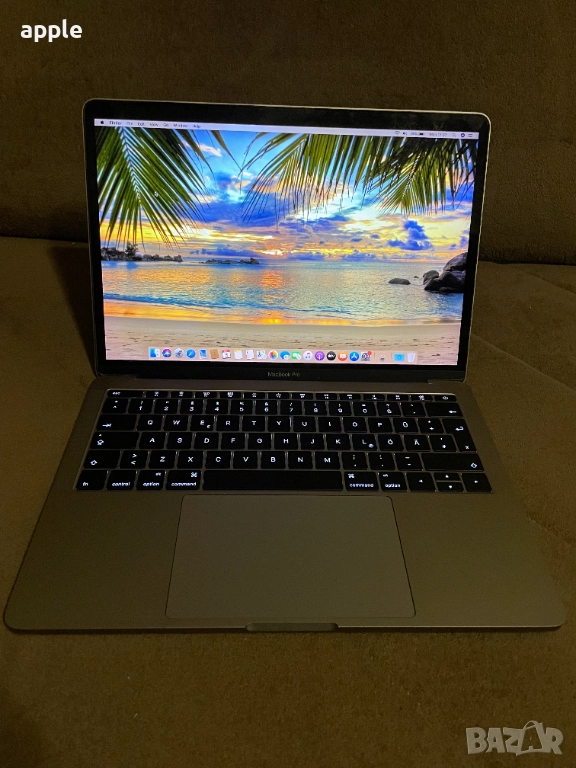 13" MacBook Pro A1708 (2017) Space Gray-8GB RAM/256GB SSD-Нова батерия , снимка 1
