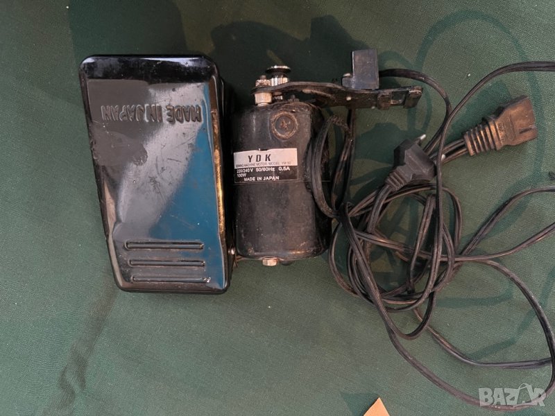 Продавам японски ел мотор  за шевна машина, снимка 1