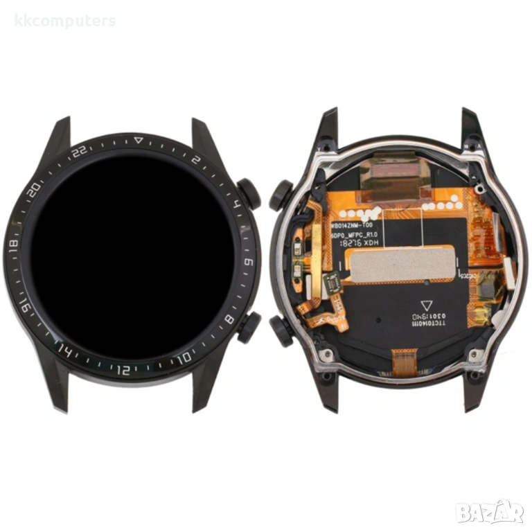 LCD Дисплей и Тъч Скрийн с Рамка за Huawei Watch GT 2 46mm, снимка 1
