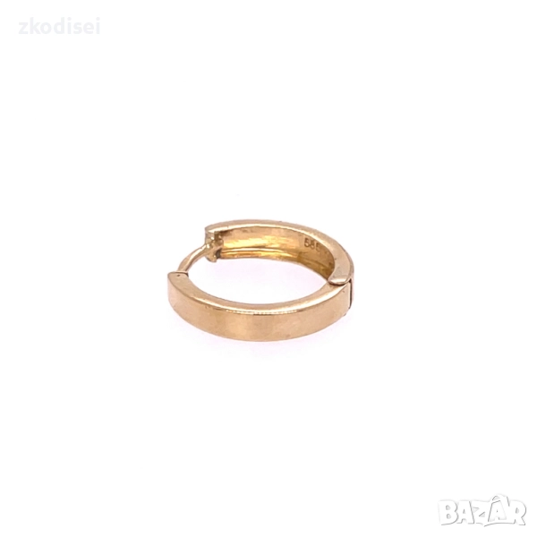 Златна обеца 0,78гр. 14кр. проба:585 модел:34067-2, снимка 1