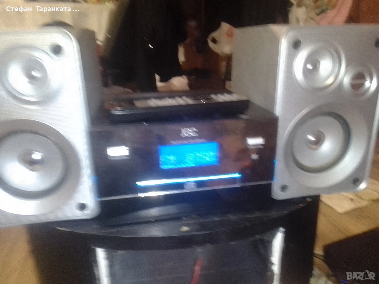 Аудио уредба със тонколони комплект и дистанционно., снимка 1