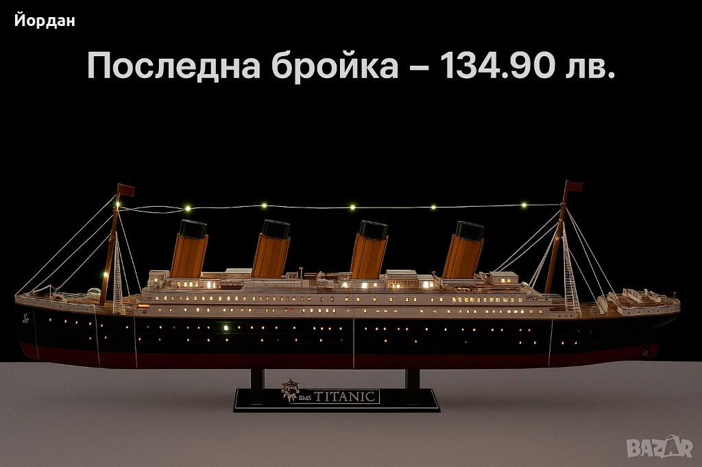 Макет на Titanik - последен брой , снимка 1