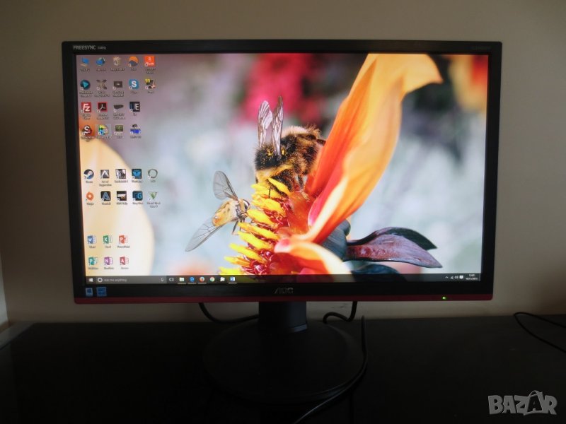 Монитор Gaming AOC 24”, 144 Hz, 1ms, LED TN, Full HD, FreeSync, Въртящ се, G2460PF, снимка 1