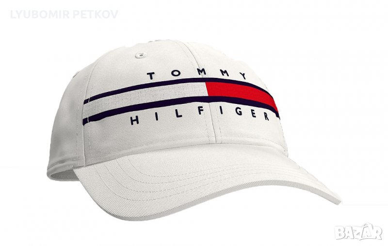 Tommy Hilfiger Мъжка Дамска Бяла Шапка с Козирка, снимка 1