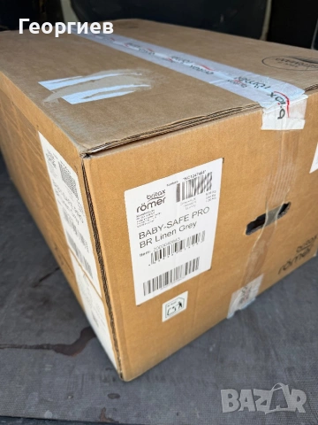 Britax Römer - Бебешко столче/кошница за кола Baby-Safe Pro, i-Size 40-85 см, Linen Grey, снимка 2 - Столчета за кола и колело - 54335161