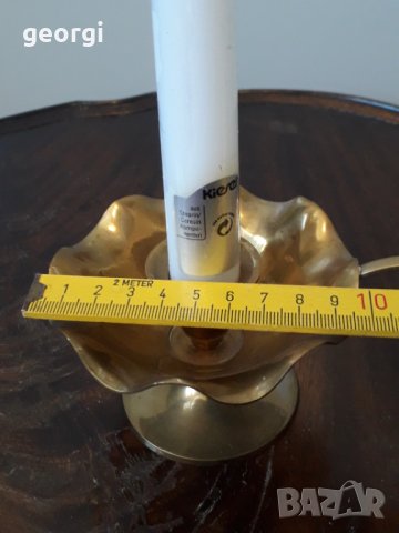 Бронзов свещник , снимка 5 - Антикварни и старинни предмети - 31928988