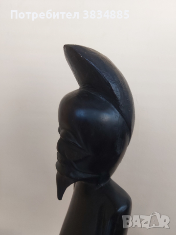 Фигура на монах от абаносово дърво , снимка 4 - Колекции - 44552909