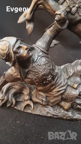 Бронзова  Скулптура от 18 век, снимка 2 - Антикварни и старинни предмети - 48930365